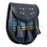 Scottish Sporran Anderson Tartan Black Leather - Image 3
