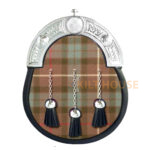 Fraser Weathered Tartan Full Dress Leather Sporrans