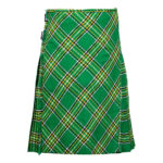 Bias Cut Irish Tartan 8Yard Kilt with Apron