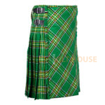 Bias Cut Irish Tartan 8Yard Kilt with Apron - Image 2