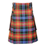 LGBTQ Pride Tartan Kilt Modern Utility Kilts