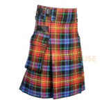 LGBTQ Pride Tartan Kilt Modern Utility Kilts - Image 2