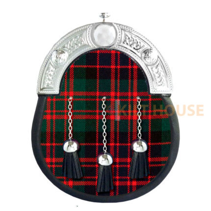 MacDonald Tartan Full Dress Leather Sporrans