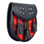 Scottish Sporran McGregor Tartan Black Leather - Image 3