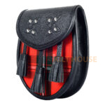 Scottish Sporran McGregor Tartan Black Leather - Image 4