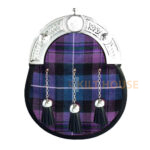 Pride of Scotland Tartan Full Dress Leather Sporrans