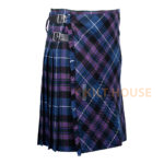 Bias Cut Pride of Scotland Tartan 8Yard Kilt with Apron - Image 2