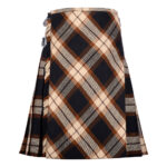 Bias Cut Rose Ancient Tartan 8Yard Kilt with Apron