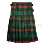 Bias Cut Ross Hunting Tartan 8Yard Kilt with Apron - Image 2