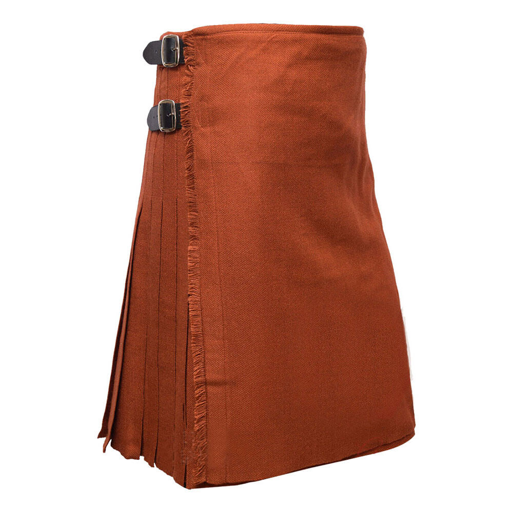 Saffron-Tartan-8-yard-kilt.jpg Saffron Tartan 8 Yard Kilt for Men Traditional Scottish Kilt - Image 1