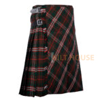Bias Cut Scott Hunting Tartan 8Yard Kilt with Apron - Image 2