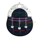 Scottish National Tartan Full Dress Leather Sporrans
