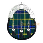 US Army Tartan Full Dress Leather Sporrans