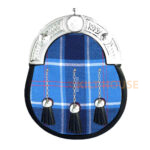 US Navy Tartan Full Dress Leather Sporrans