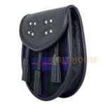 Scottish Sporran Armstrong Tartan Black Leather - Image 2