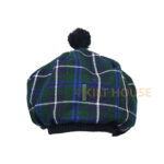 Blue Douglas Tartan Tam o' Shatner Tammy Hat Flat Bonnet - Image 2