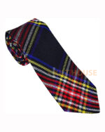 Black Stewart Tartan NeckTie