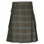 Black Watch Weathered Tartan Kilt Modern Utility Kilts