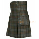 Black Watch Weathered Tartan Kilt Modern Utility Kilts - Image 2