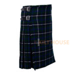 Douglas Blue 8 Yard Kilt for Men Traditional Scottish Tartan Kilt - Image 2