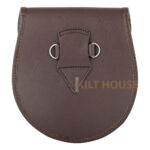 Scottish Sporran Mackenzie Tartan Brown Leather - Image 2