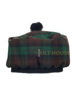 Brown Watch Tartan Tam o' Shatner Tammy Hat Flat Bonnet - Image 2