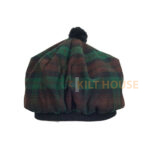 Brown Watch Tartan Tam o' Shatner Tammy Hat Flat Bonnet - Image 3