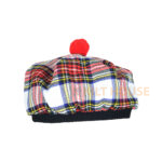 Dress Stewart Tartan Tam o' Shatner Tammy Hat Flat Bonnet - Image 3