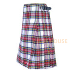 Dress Stewart Tartan 8 Yard Kilt for Men Traditional Scottish Kilt - Image 2