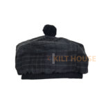 Grey Watch Tartan Tam o' Shatner Tammy Hat Flat Bonnet