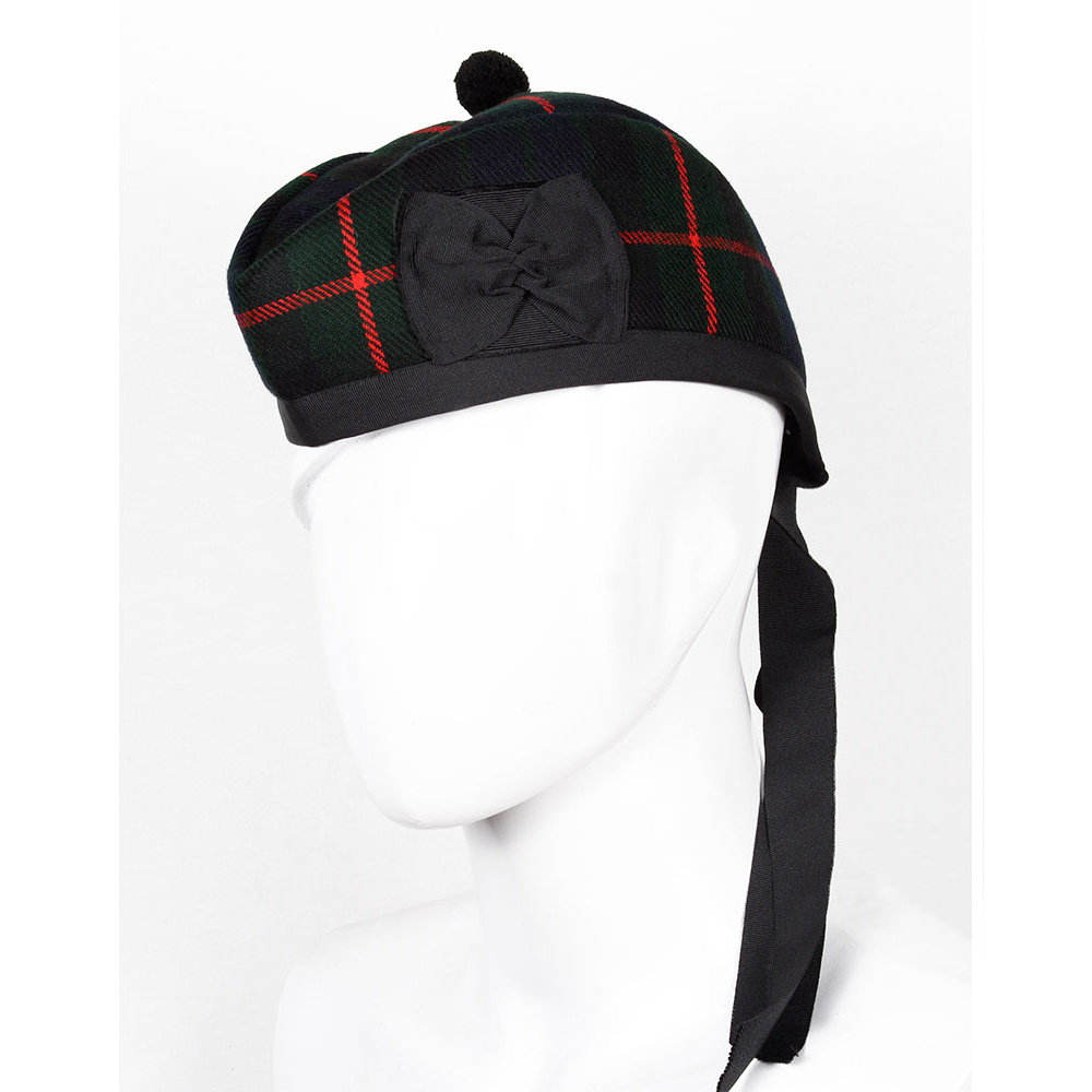gunn-glenggary-hat-1-1.jpg Glengarry Hat Gunn Tartan Scottish - Image 1