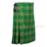 Irish Heritage Tartan 8 Yard Kilt for Men Traditional Scottish Kilt - Image 2