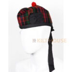 Glengarry Hat MacDonald Tartan Scottish Traditional