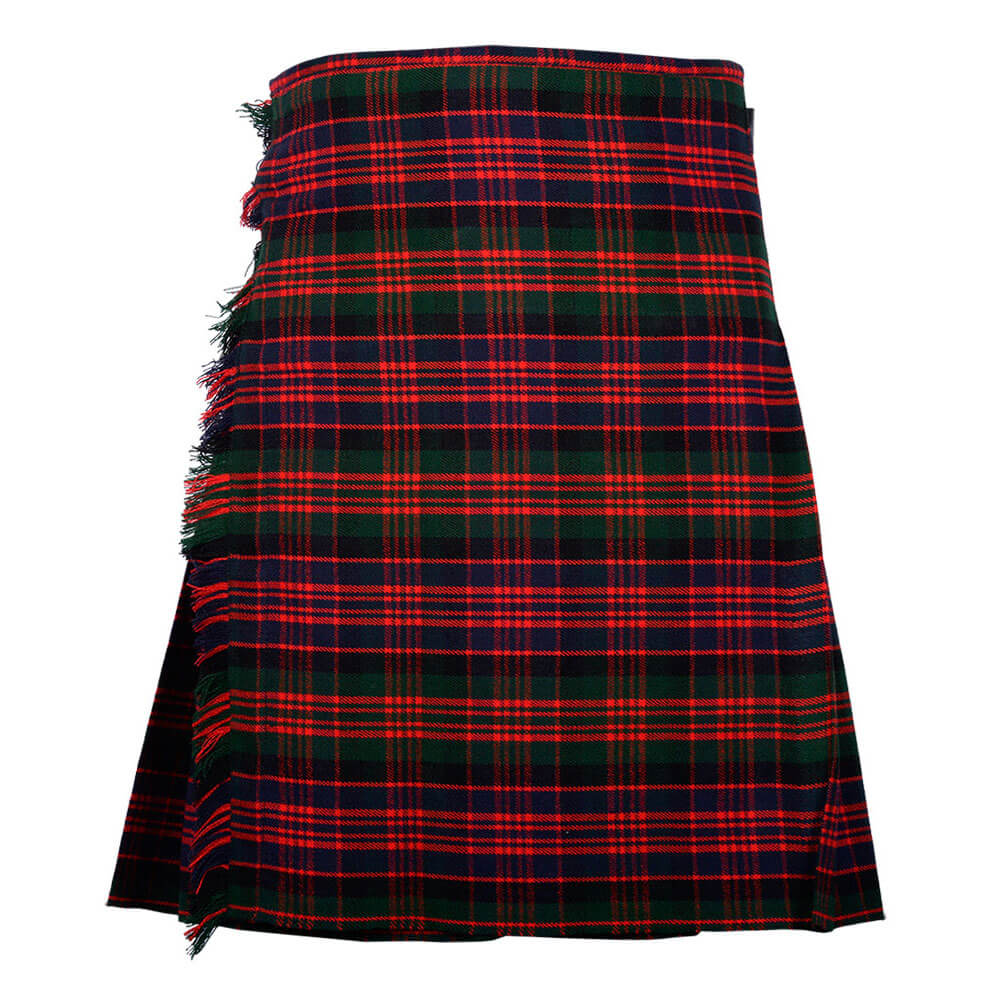 macdonald-moder-tartan-traditional-kilt-front-1.jpg MacDonald Tartan 8 Yard Kilt for Men - Image 1