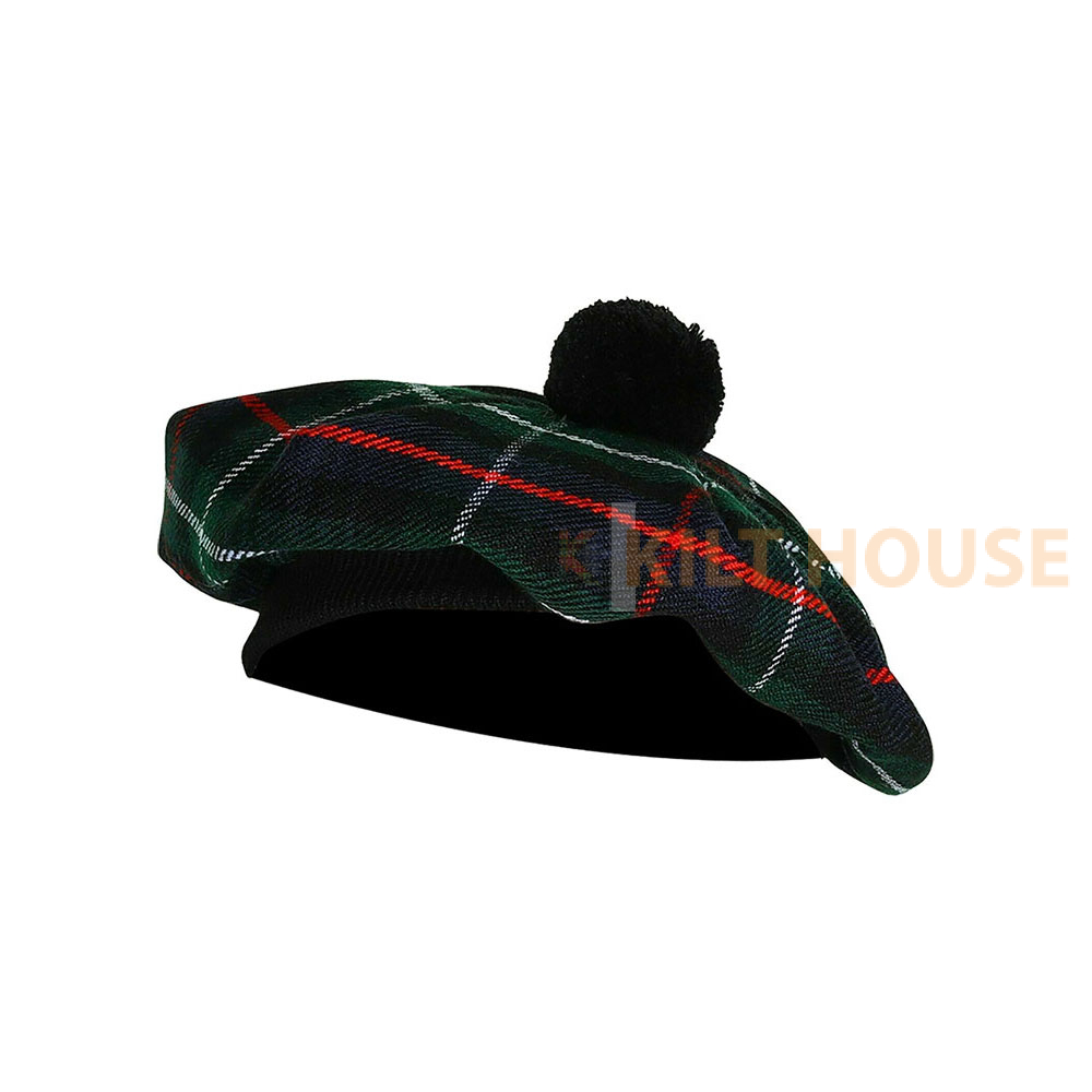 mackenzie-tam-hat-3-1.jpg Mackenzie Tartan Tam o' Shatner Tammy Hat Flat Bonnet - Image 1