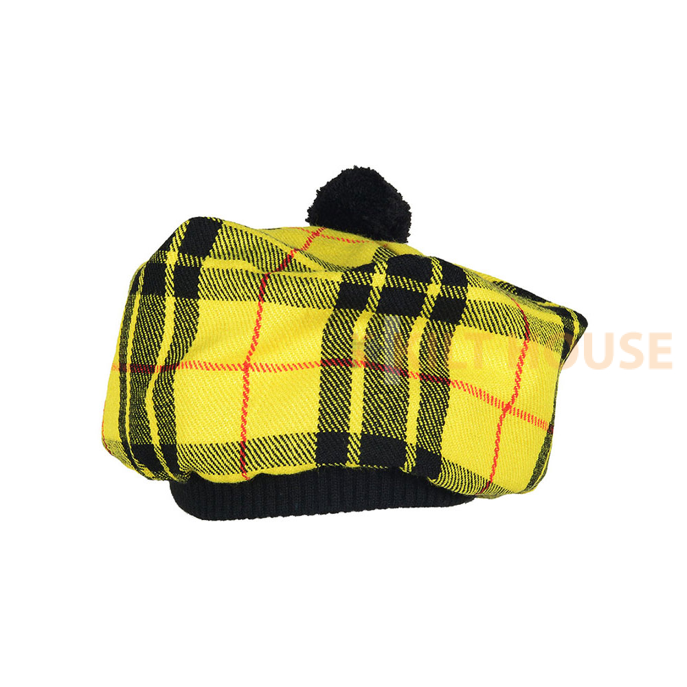 macleod-of-lewis-tam-hat-13.jpg Macleod of Lewis Tartan Tam o' Shatner Tammy Hat Flat Bonnet - Image 1
