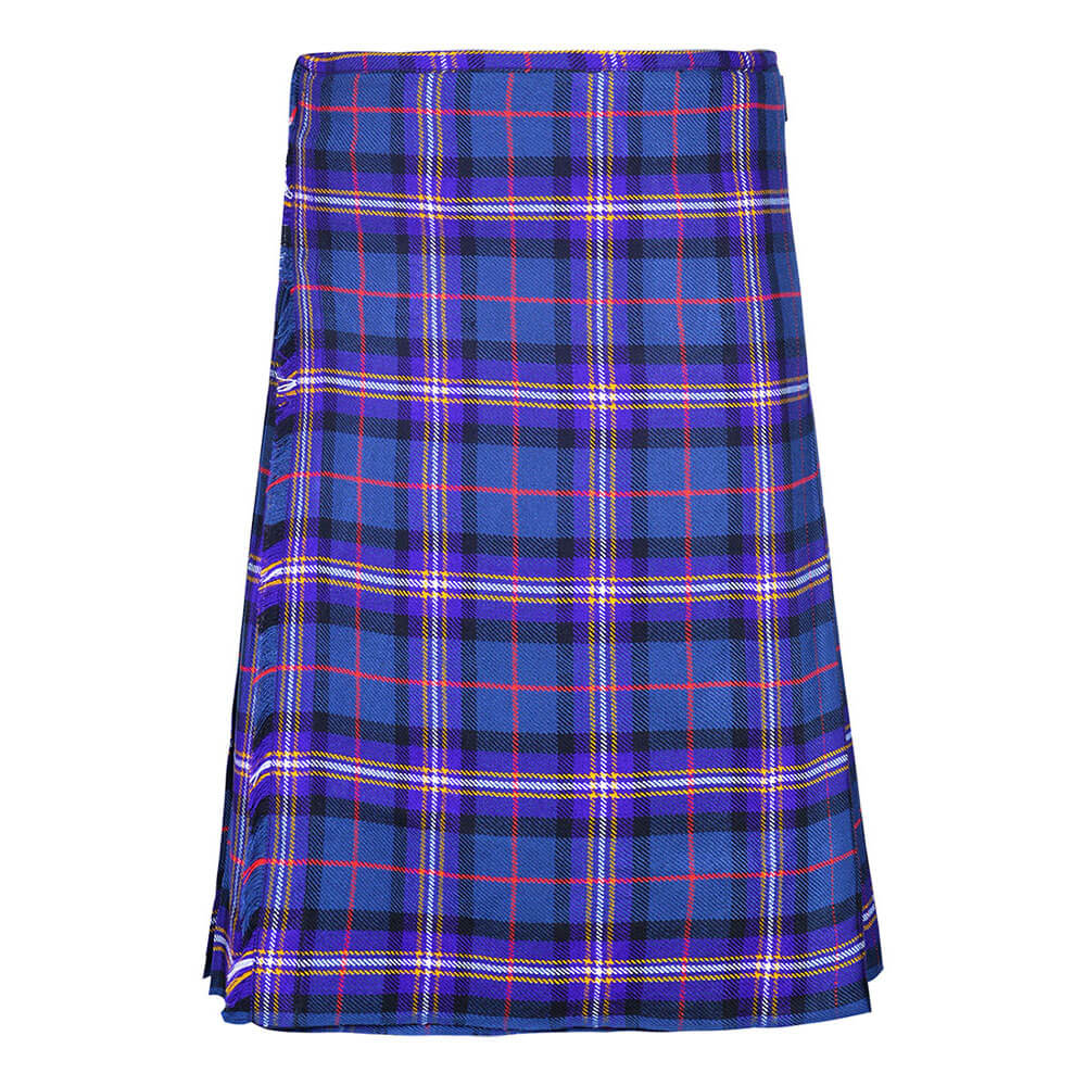 masonic-tartan-traditional-kilt-front-1.jpg Masonic Tartan 8 Yard Kilt for Men - Image 1