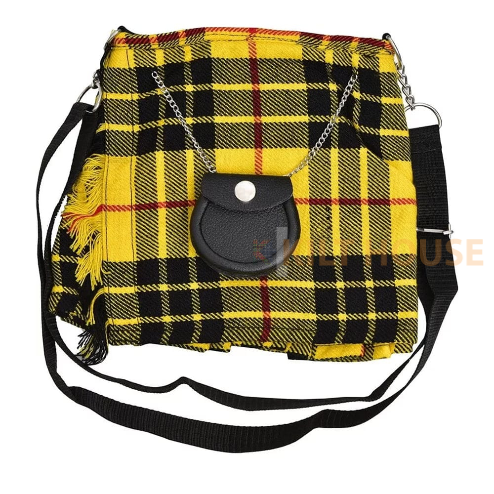 mcleod-of-lewis-tartan-purse-1.jpg Ladies Purse McLeod of Lewis Tartan Scottish Kilt Shaped - Image 1