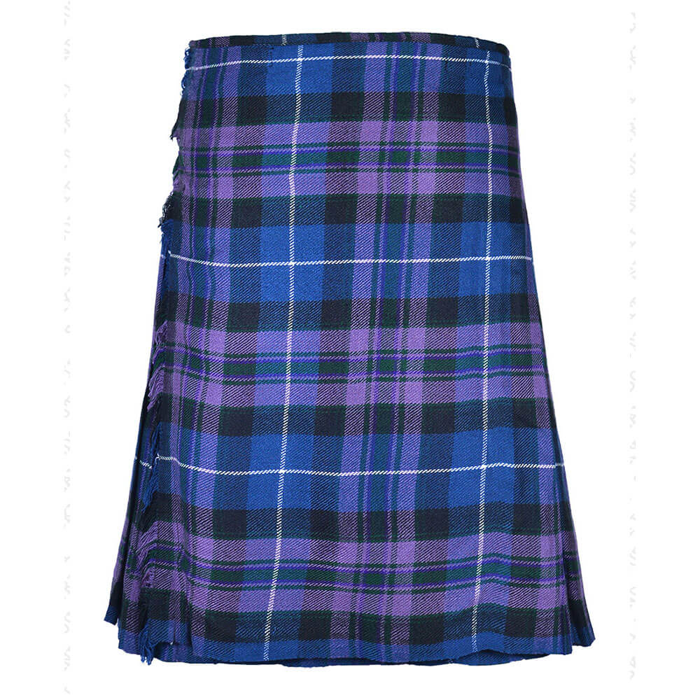 pride-of-scotland-tartan-traditional-kilt-front-1.jpg Pride of Scotland Tartan 8 Yard Kilt for Men - Image 1