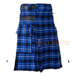 Ramsey Blue Tartan Kilt Modern Utility Kilts - Image 2