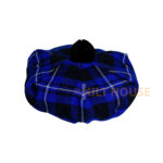 Ramsey Blue Tartan Tam o' Shatner Tammy Hat Flat Bonnet