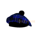 Ramsey Blue Tartan Tam o' Shatner Tammy Hat Flat Bonnet - Image 3