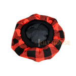Red Black Rob Roy Tartan Tam o' Shatner Tammy Hat Flat Bonnet - Image 4
