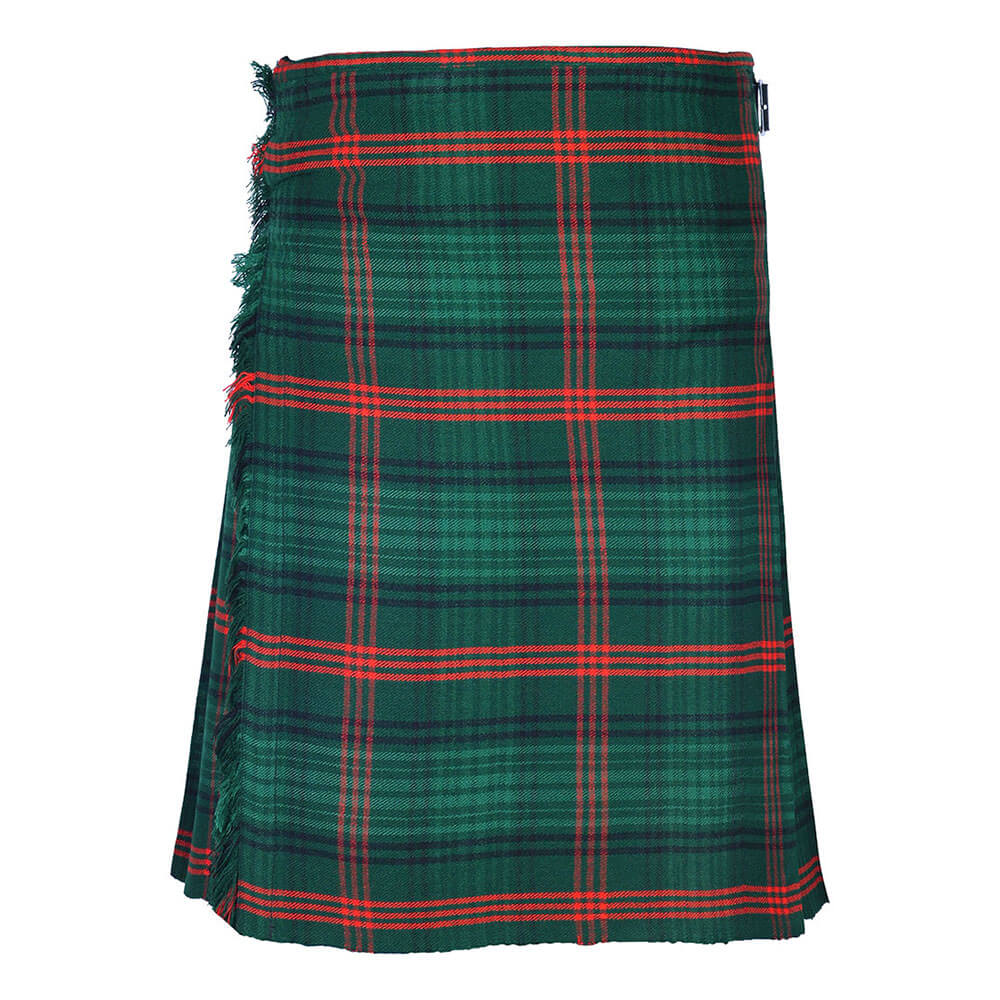 rose-hunting-traditional-kilt-front.jpg Ross Hunting Modern Tartan 8 Yard Kilt for Men - Image 1