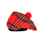Royal Stewart Tartan Tam o' Shatner Tammy Hat Flat Bonnet - Image 3