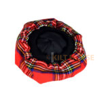 Royal Stewart Tartan Tam o' Shatner Tammy Hat Flat Bonnet - Image 5