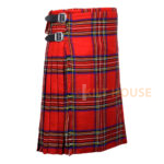 Royal Stewart Tartan 8 Yard Kilt for Men - Image 3