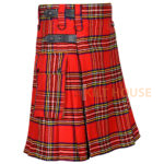 Royal Stewart Tartan Kilt Modern Utility Kilts - Image 2