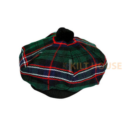 Scottish National Tartan Tam o' Shatner Tammy Hat Flat Bonnet