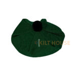 Solid Green Tartan Tam o' Shatner Tammy Hat Flat Bonnet - Image 3